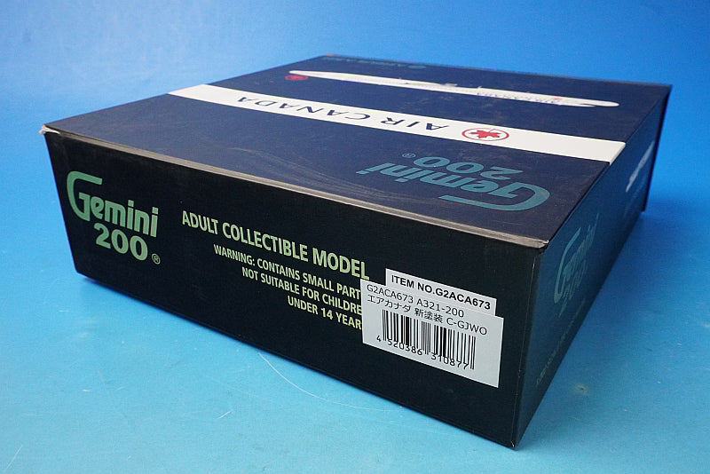 1:200 A321-200 Air Canada New Livery C-GJWO G2ACA673 Gemini airplane model