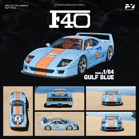 FY64069 Finclassically 1:64 F40 Gulf