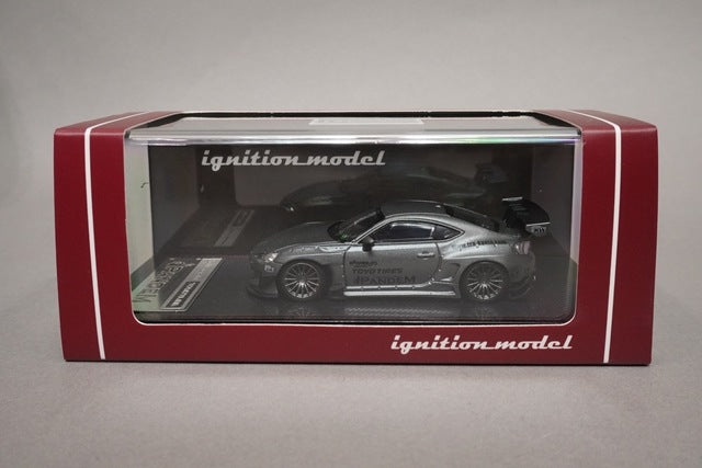 1:64 Ignition model IG1600 Pandem Toyota 86 V3 Titanium Grey model car