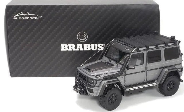 860307 Almost Real Model 1:18 Brabus 550 Adventure Mercedes-Benz G 500 2017 Monza Gray Magno model car