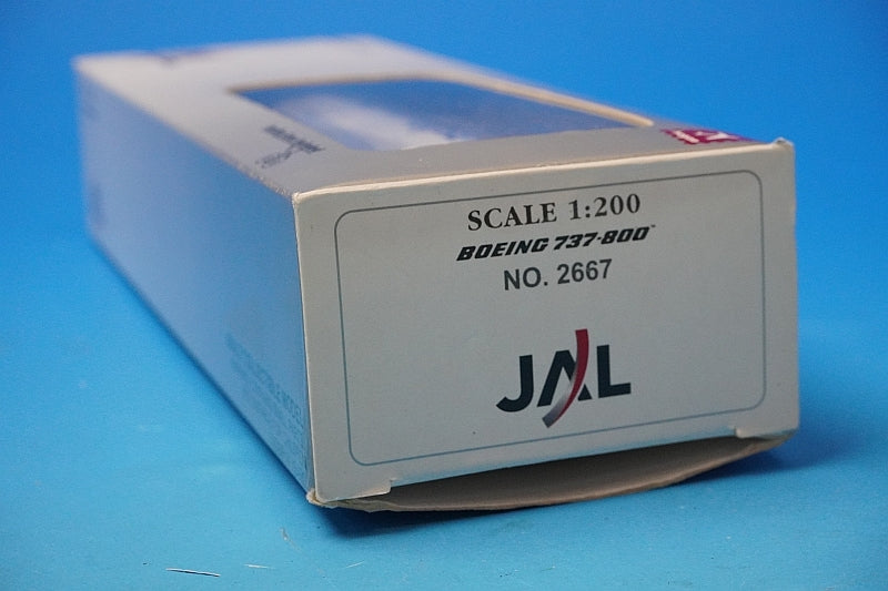 1:200 B737-800 JAL Arc Paint JA301J 2667 Hogan airplane model