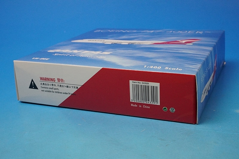 1:400 B747-400ER Qantas VH-OEE 04329 Phoenix airplane model