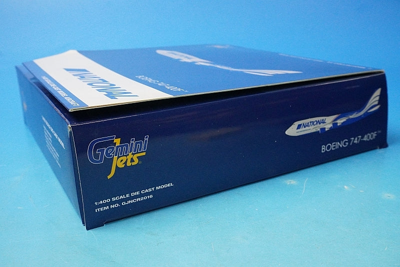 1:400 B747-400 National Air N952CA GJNCR2016 Gemini airplane model