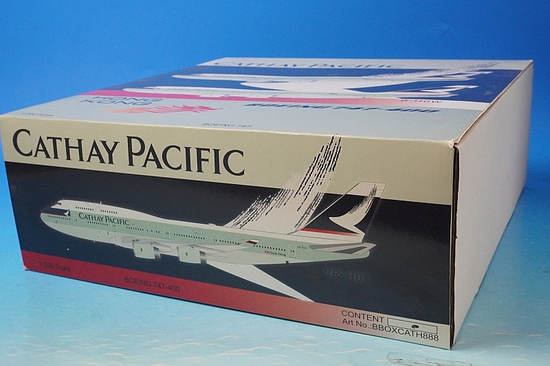 1:200 Airbus B747-400 Cathay Pacific VR-HOT BBOXCATH888 Blue Box airplane model