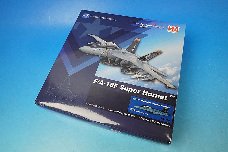1:72 F/A-18F Two-Seater U.S. Navy Jolly Rogers aboard the aircraft carrier Harry S. Truman during Operation Inherent Resolve attack on ISIL AG200 #166620 HA5120 Hobby Master airplane model