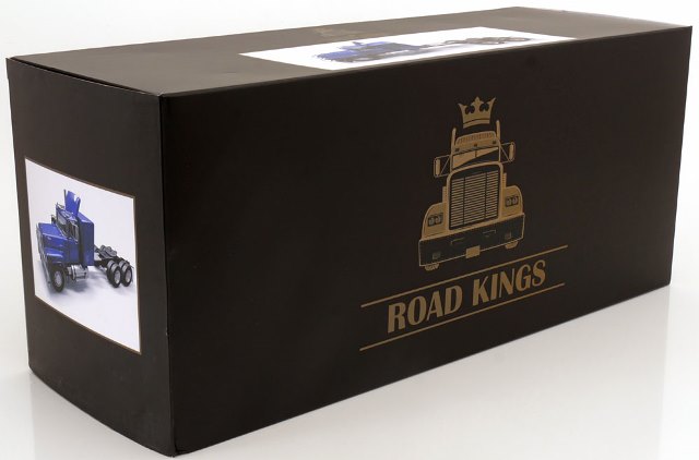 RK180172 ROAD KINGS 1:18 Mack RL 700L Blue Metallic