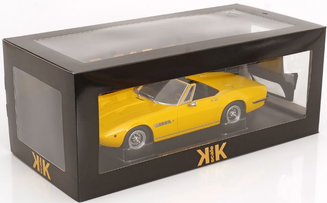 KKDC181303 KK scale 1:18 Maserati Ghibli Spyder 1970 yellow