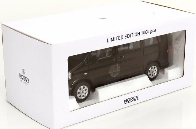 188600 NOREV 1:18 Volkswagen T5 Multivan 2003 Black MODELISSIMO Custom Order