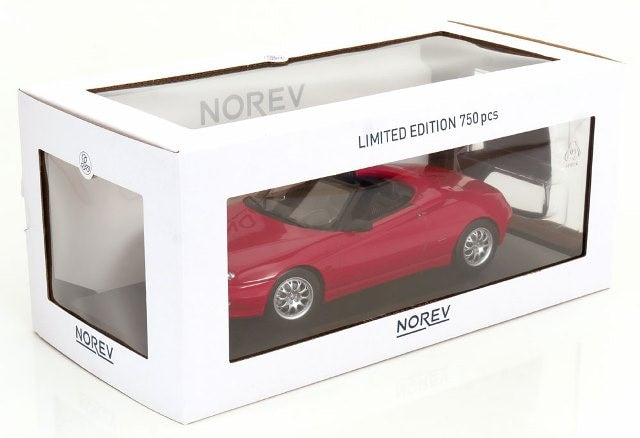 187852 NOREV 1:18 Alfa Romeo Spider 1999 Red MODELISSIMO