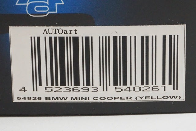 1:43 AUTOart 54826 BMW Mini Cooper Yellow model car