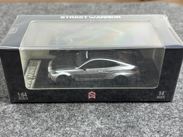 SW Street Weapon 1:64 BMW G82 M4 Wide-Body Modified Modification Alexander Silver Carbon Cap