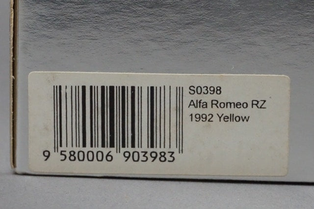 1:43 SPARK S0398 Alfa Romeo RZ 1992 model car