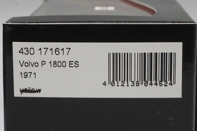 1:43 MINICHAMPS 430171617 Volvo P1800 ES 1971 Yellow