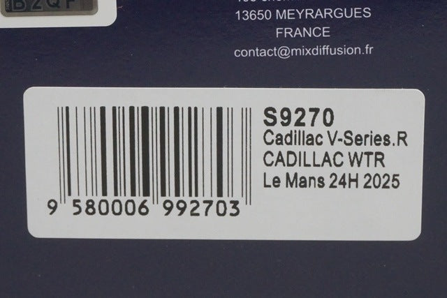 1:43 Spark S9270 Cadillac V-Series R Cadillac WTR Le Mans 24H 2025 #101