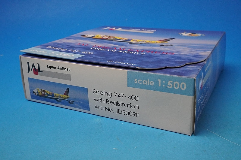 1:500 B747-400 JAL Dream Express Story JA8084 JDE009F Herpa airplane model