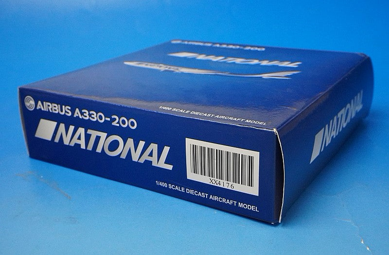 1:400 A330-200 National Air N819CA XX4176 JC Wings airplane model