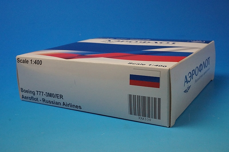 1:400 B777-300ER Aeroflot VP-BGB XX4330 JC Wings airplane model