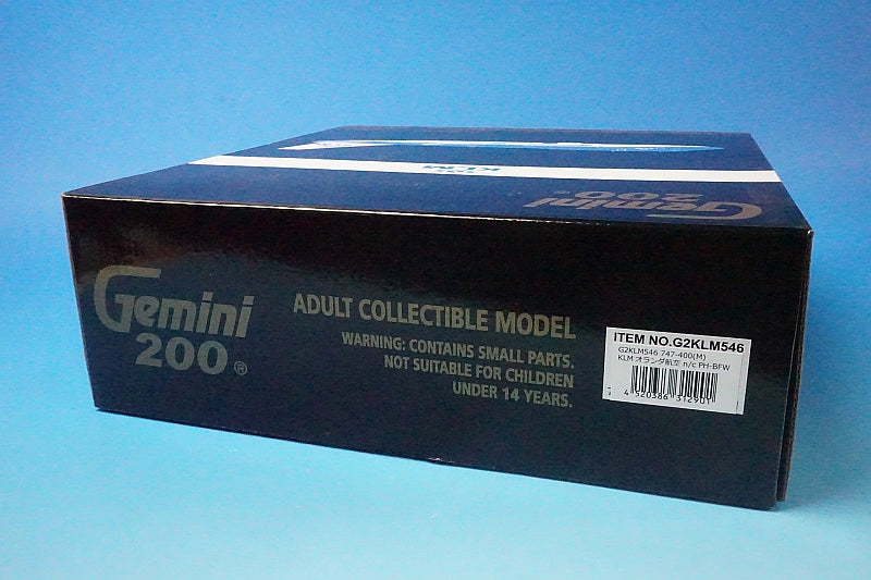 1:200 B747-400 KLM Royal Dutch Airlines PH-BFW G2KLM546 Gemini