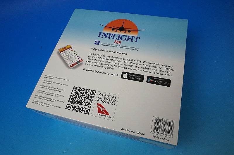 1:200 B707-100 Qantas VH-EBH IF701QF120P INFLIGHT airplane model