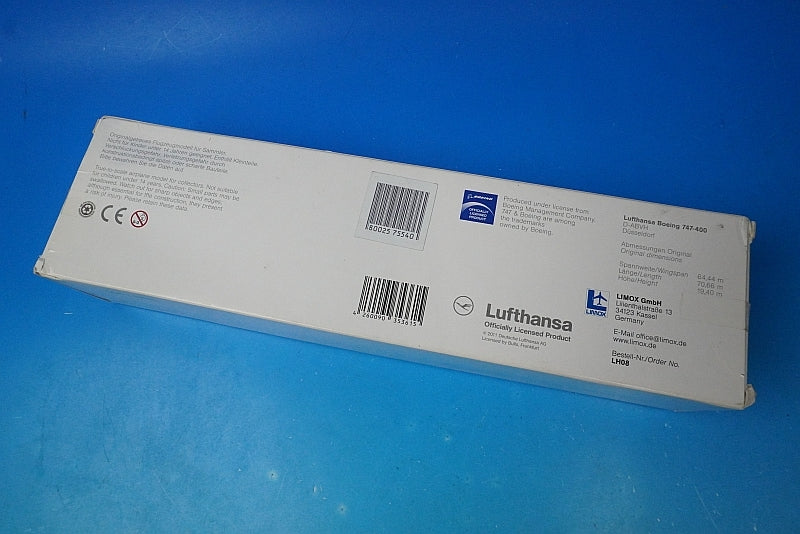 1:200 B747-400 Lufthansa 50 Years Dusseldorf D-ABVH LH08 LIMOX airplane model