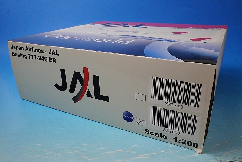 1:200 B777-200ER JAL Oneworld JA704J XX2673 JC Wings airplane model