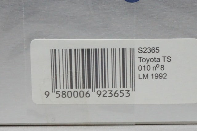1:43 SPARK S2365 Toyota TS 010 Le Mans 1992 #8