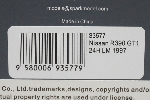 1:43 SPARK S3577 Nissan R390 GT1 24h Le Mans 1997 #21 J.Muller-W.Taylor-M.Brundle