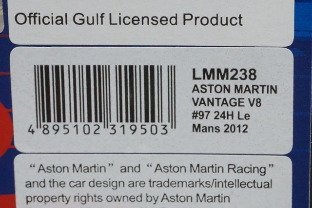 1:43 ixo LMM238 Aston Martin Vantage V8 24h 2012 #97