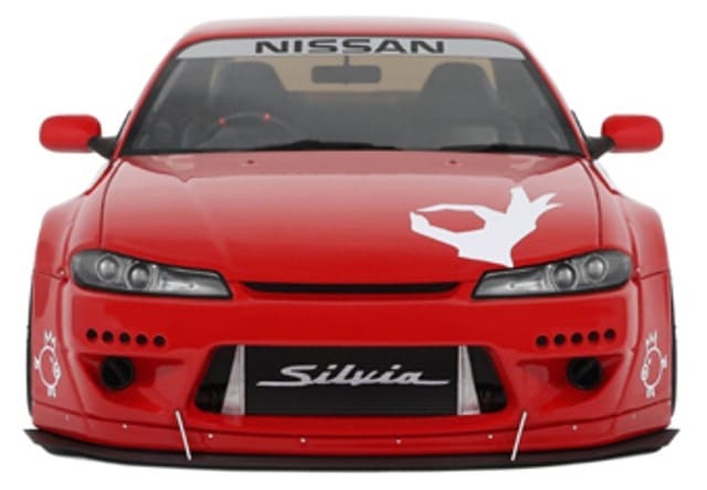 OTM1115 OttO 1;18 Nissan Rocket Bunny Silvia S15 2014 (Red) *Worldwide Limited Edition