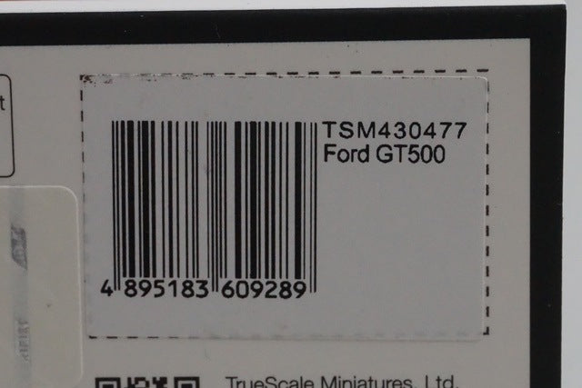 1:43 TSM Models TSM430477 Ford GT500 model car