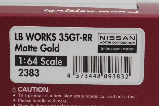 1:64 ignition model IG2383 Nissan LB WORKS 35GT-RR Matte Gold