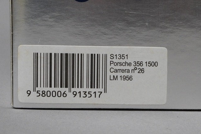 1:43 Spark S1351 Porsche 356 1500 Carrera Le Mans 1956 #26 model car