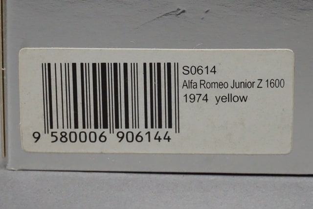 1:43 SPARK S0614 Alfa Romeo Junior Z 1600 1974 model car
