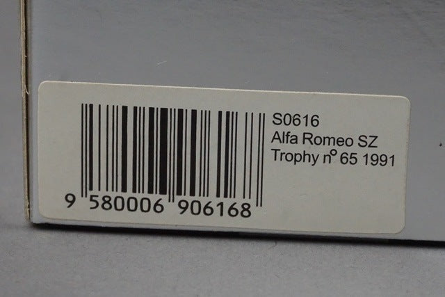 1:43 SPARK S0616 Alfa Romeo SZ Trophy 1991 #65 model car