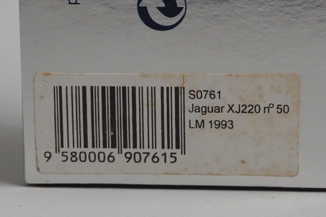 1:43 SPARK S0761 Jaguar XJ220 Le Mans 1993 #50 model car