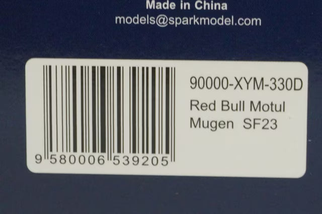 1:43 Spark 90000-XYM-330D Mugen Custom Red Bull Motul Mugen SF23 #1