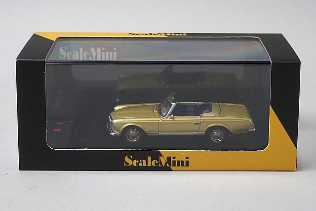 Scale Mini 1:64 Mercedes SL280 Gold