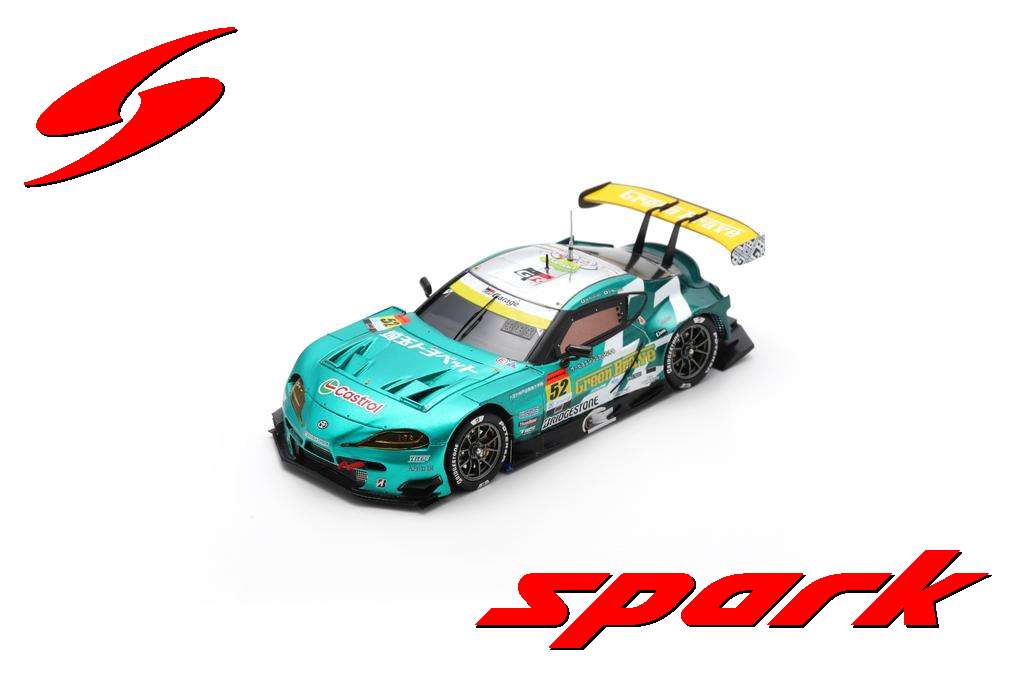 SGT176 Spark 1:43 Green Brave GR Supra GT Saitama GT300 SUPER GT 2024 #52 model car