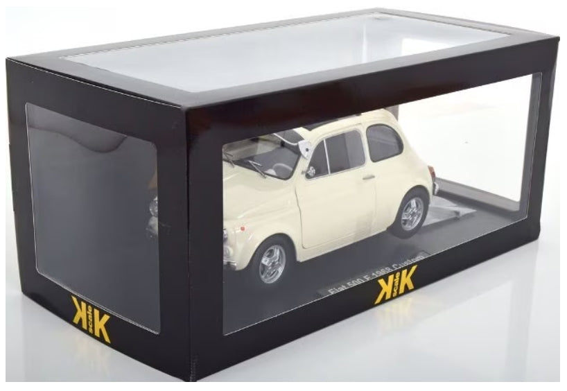 KKDC120062 KK scale 1:12 Fiat 500 F Custom 1968 Cream