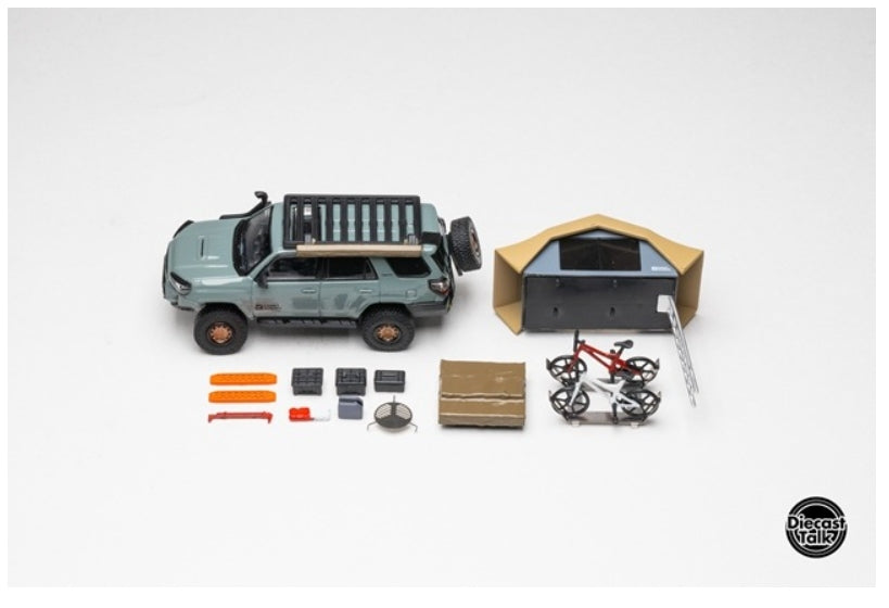 DTG0015-FR GCD Gaincorp Products 1:64 Toyota 4Runner TRD PRO Overland Lunar Rock Ltd 1008 pcs Diecasttalk custom order