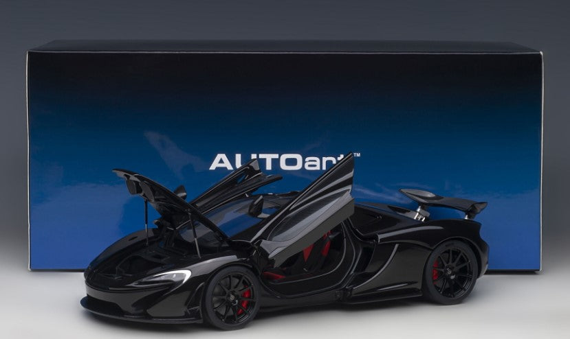 76065 AUTOart 1:18 McLaren P1 Metallic Black / Red & Black Seat model car
