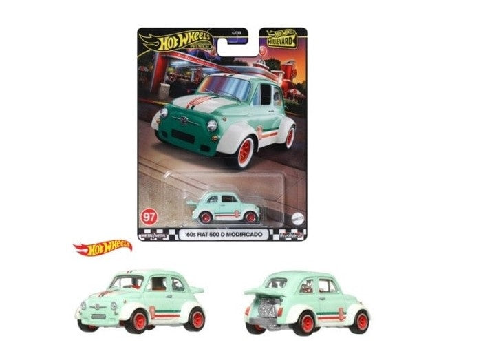 HRT65-9866 Hot Wheels Boulevard '60s Fiat 500 D Modificado (1 carton:10 pack)model car