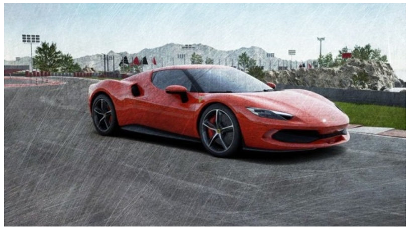 FE035G MR Collection 1:18 Ferrari 296 GTB Rosso Scuderia