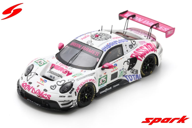 S9302 Spark 1:43 Porsche 911 GT3 R LMGT3 #85 IRON DAMES Le Mans 24H 2025 C. Martin - R. Frey - S. Bovy
