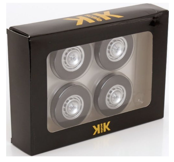 KKDCACC048 KK scale 1:12 BMW 02 tire and wheel set #4