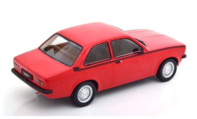 KKDC180672 KK scale 1:18 Opel Kadett C Junior 1976 red/black