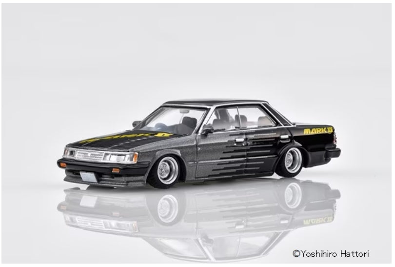 AOSHIMA 1:64 Grand Champion 12th KENBOX & BoostGear Custom LB Hakosuka 71 Mark II 2-Car Set