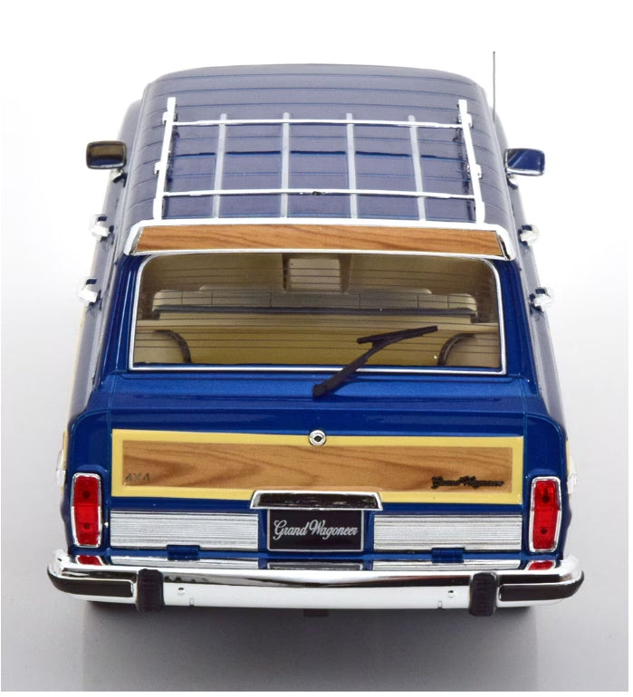 KKDC181114 KK scale 1:18 Chrysler Jeep Grand Wagoneer 1989 Blue Metallic