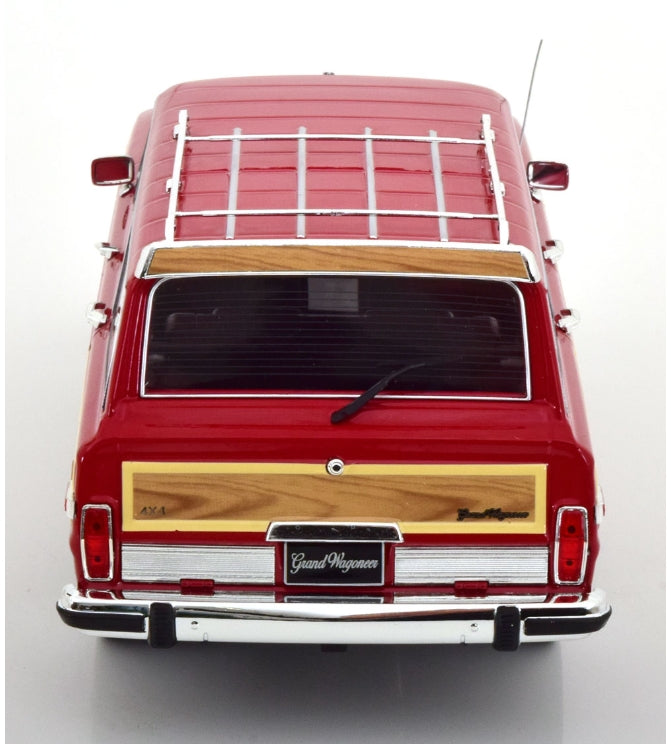 KKDC181112 KK scale 1:18 Chrysler Jeep Grand Wagoneer 1989 Red