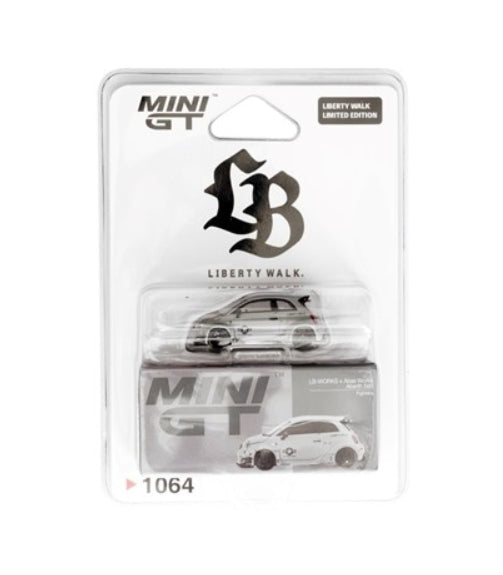 MC221-fi TSM MINI-GT 1:64 Abarth 595 LB-WORKS x Abarth Works Fighters (LBWK Exclusive Blister Box)